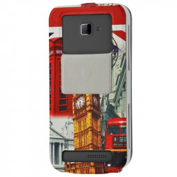 Etui Coque Silicone S-View Motif Universel L pour Meizu MX3