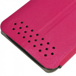 Etui Porte-Carte Support Universel M Rose Fushia pour ZTE Blade Apex 2