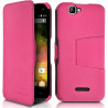 Lot de 2 Etuis Support Violet - Rose pour Wiko Rainbow 4G + 2 Films