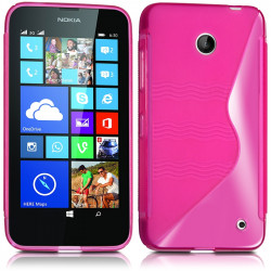 Lot de 3 Coques Translucide Violet - Rose - Vert pour Nokia Lumia 635 + 3 Films