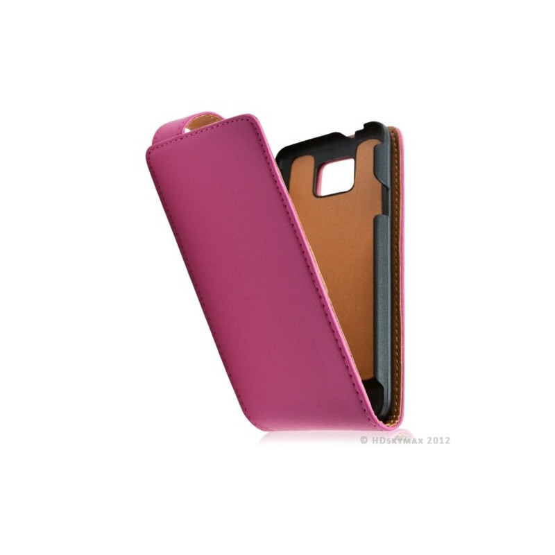 Housse coque étui pour Samsung Galaxy S2 couleur rose fuschia