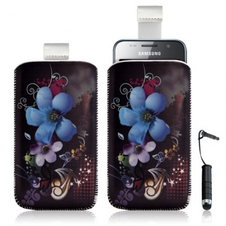 Housse coque étui pochette pour Samsung Galaxy S i9000 avec motif + Stylet mini