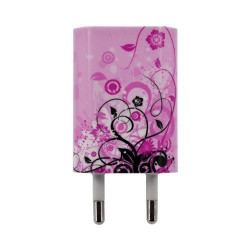 Chargeur maison + allume cigare USB motif HF17 pour Homtom HT17 Pro 5.5