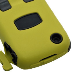 Housse étui coque pour Blackberry Curve 8520 couleur jaune + Film de protection