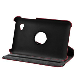 Housse coque étui pour Samsung Galaxy Tab 7.0 Plus P6200 couleur rouge