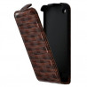 Housse étui coque pour Apple Iphone 3G / 3GS couleur marron + Film de protection