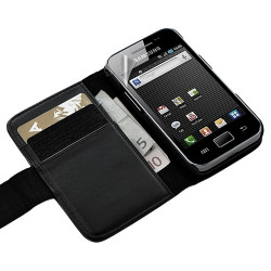Housse coque étui portefeuille pour Samsung Galaxy Ace S5830 avec motif HF11