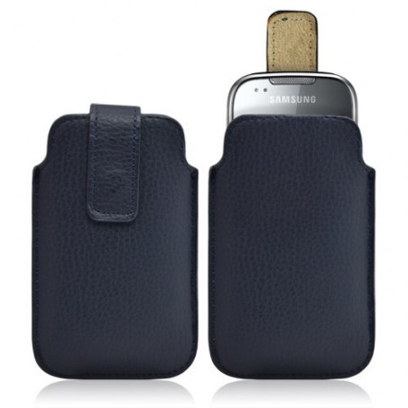 Housse coque étui pochette bleu pour Samsung Galaxy Naos i5801