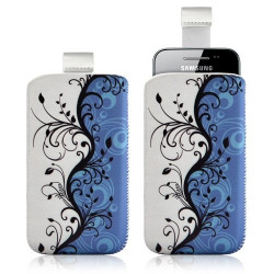 Housse coque étui pochette pour Samsung Galaxy Gio S5660 avec motif