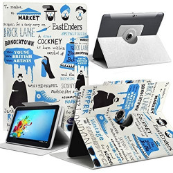 Housse Etui Motif MV03 Universel L pour Tablette Logicom M Bot TAB 100 10.1