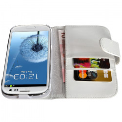 Housse Coque Etui Portefeuille pour Samsung Galaxy S3 Avec Motif HF01