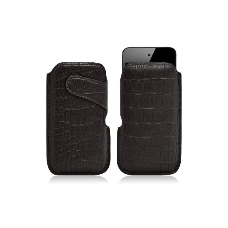 Housse coque étui pochette style croco pour Apple Ipod Touch 4G