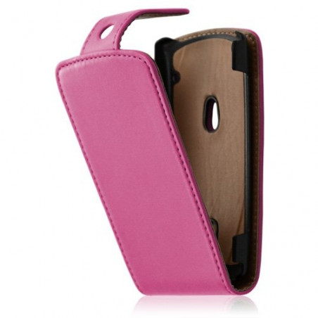 Housse étui coque pour Sony Ericsson Xperia Kyno couleur rose fuschia + film écran