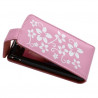 Housse étui coque pour Sony Ericsson Xperia Ray motif fleurs couleur rose pale + film écran