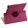 Housse coque etui de luxe pour Ipad 2 Ipad avec sytème de rotation à 360 degrès couleur rose + Film de protection écran