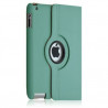 Housse coque etui de luxe pour Ipad 2 avec sytème de rotation à 360 degrès couleur bleu + Film de protection écran