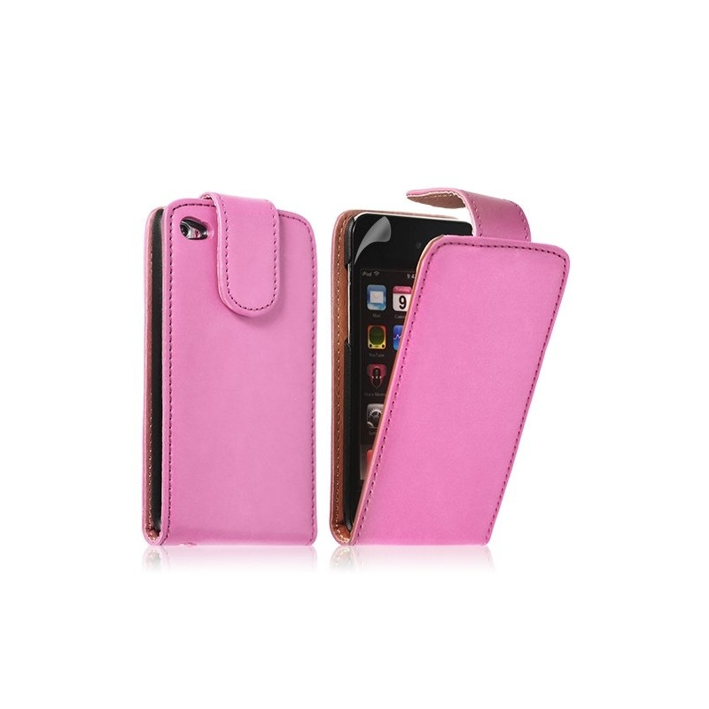 Housse coque étui pour Apple Ipod 4G couleur rose pale + film protection écran