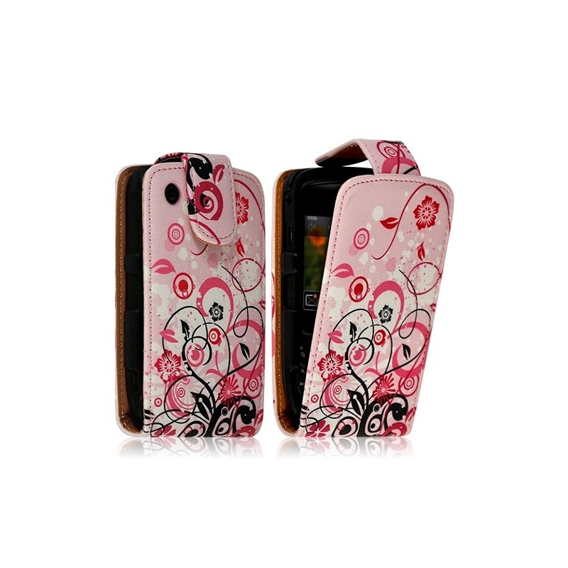 Housse coque étui pour Blackberry Curve 8520 avec motif HF17