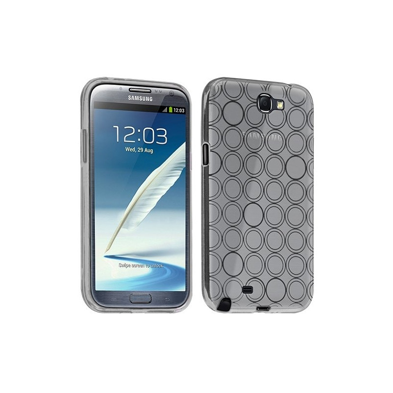 Housse étui coque Hydrogel transparent pour Samsung Galaxy Note 2 couleur Blanc