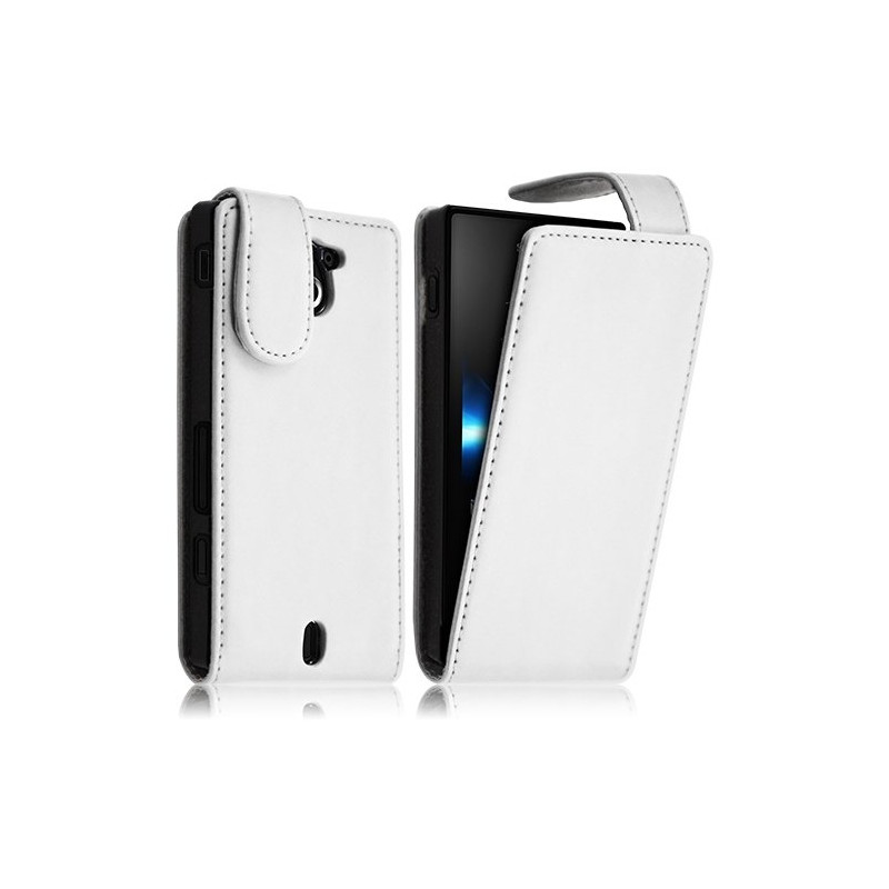 Housse coque étui pour Sony Xperia Sola couleur Blanc