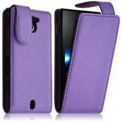 Housse coque étui pour Sony Xperia Sola couleur Violet