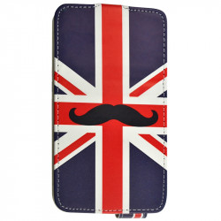 Etui Clapet avec motif KJ22 Universel M pour Wiko Tommy 2