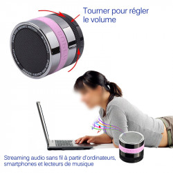 Mini Enceinte Bluetooth MP3 pour Smartphone Samsung Galaxy S7, Galaxy S8