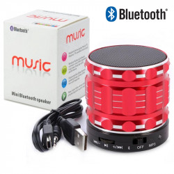 Mini Enceinte Bluetooth MP3 Rouge pour Smartphone Apple iPhone 6, iPhone 7
