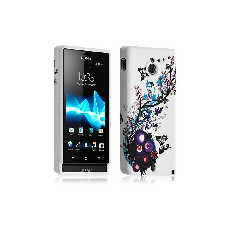 Housse coque étui gel pour Sony XPERIA SOLA motif HF01