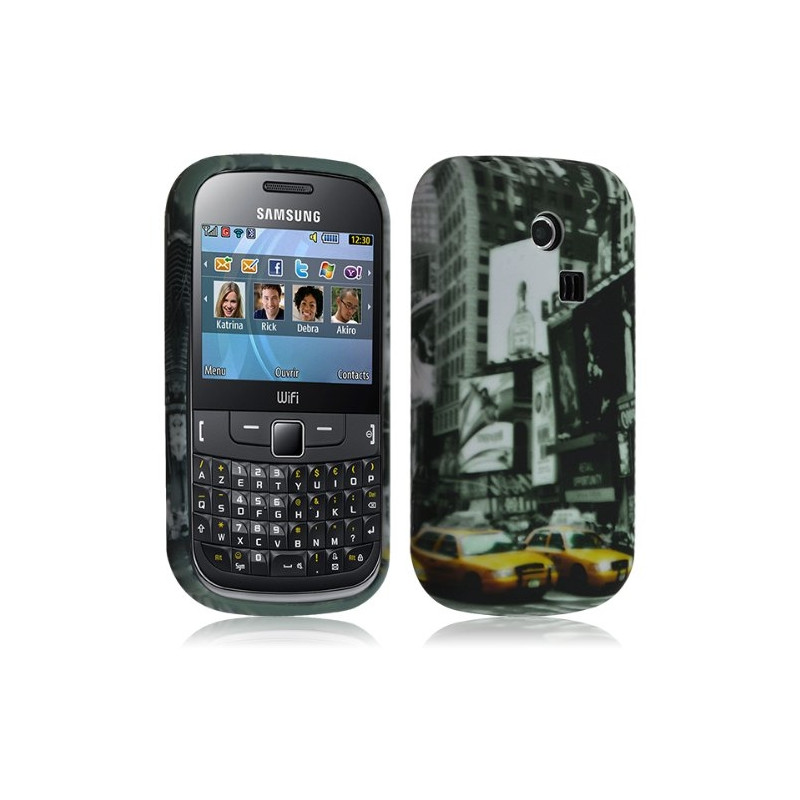 Housse coque Gel pour Samsung Chat 335 S3350 avec motif LM06