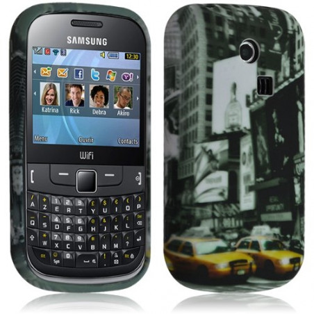 Housse coque Gel pour Samsung Chat 335 S3350 avec motif LM06