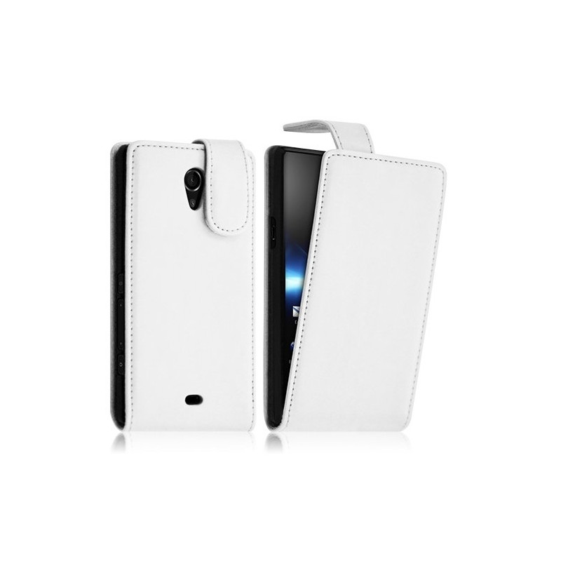 Housse coque étui pour Sony Xperia T couleur Blanc