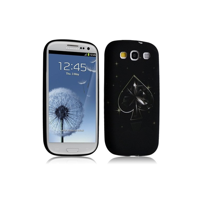 Housse coque étui gel pour Samsung Galaxy S3 i9300 motif LM15