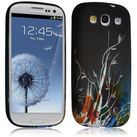 Housse coque étui gel pour Samsung Galaxy S3 i9300 motif HF34