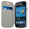 Housse Etui à rabat latéral et porte-carte pour Samsung Galaxy Trend Lite (s7390) avec motif ZA03 + Film de Protection