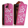 Housse étui coque pour Samsung Wave II S8530 couleur rose fushia + Film de protection