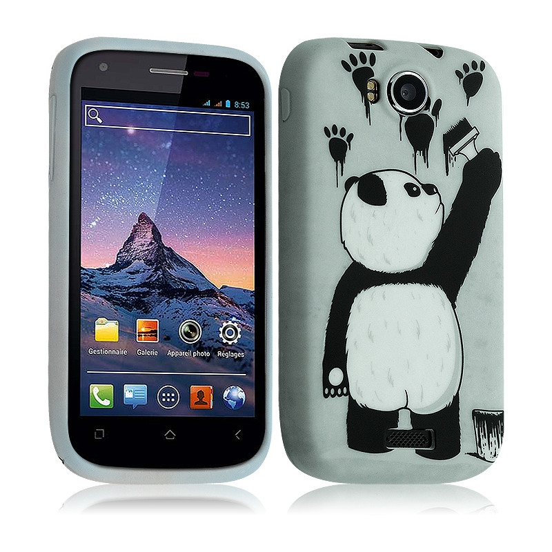 Housse Coque Gel pour Wiko Cink Peax  avec motif KJ18