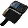 Housse coque étui portefeuille pour Samsung Chat 335 S3350 avec Motif HF13