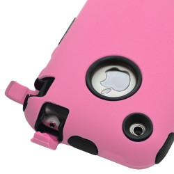 Housse étui coque pour Apple Iphone 3G / 3GS couleur rose + Film de protection