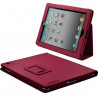 Housse coque etui pour Apple Ipad de luxe avec couvercle intelligent couleur rose fuschia