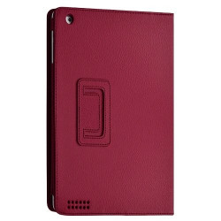 Housse coque etui pour Apple Ipad de luxe avec couvercle intelligent couleur rose fuschia