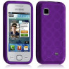 Housse coque Etui pour Samsung Wave 575 Hydrogel Couleur Violet