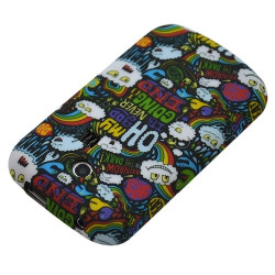 Housse coque etui gel pour Samsung Chat 335 S3350 avec motif LM18