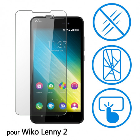 Protection d'écran en verre trempé Anti-Explosion Glass pour Wiko Rainbow Lite 4G