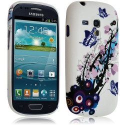 Housse coque étui gel pour Samsung Galaxy S3 MINI motif HF01