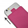 Housse Etui Porte-Carte Support Universel S Couleur Rose Fushia pour Archos 45b Helium 4G