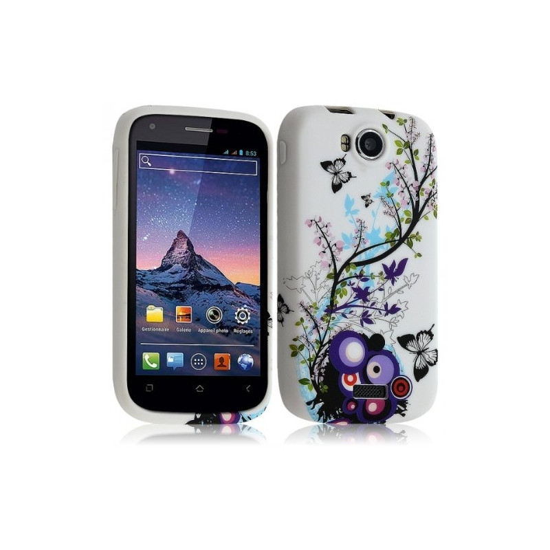 Housse Coque Gel pour Wiko Cink Peax avec motif HF01