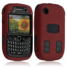 Coque pour Blackberry Curve 3G 9300 couleur rouge + Film de protection