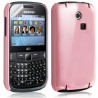 Housse étui coque rigide brillante pour Samsung Chat 335 S3350 couleur rose pâle