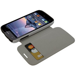 Coque Etui à rabat porte-carte pour Wiko Cink Peax 2 avec motif SC04